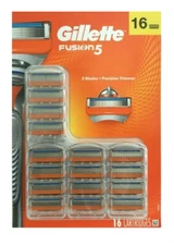 Gillette Fusion 5 Razor Blades - 16 Cartridge - New Pack Sealed USA