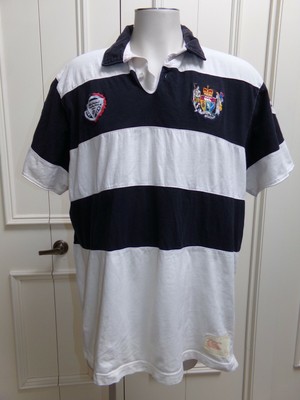 canterbury striped rugby shirt