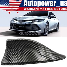1x Car Roof Am Fm Radio Shark Fin Antenna Aerial Cover Carbon Fiber Functional