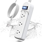 SINPAN Outdoor Power Strip IPX6 Weatherproof 9.2 Ft 3 Outlets Extension cord