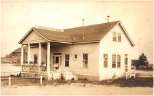 American Red Cross Canteen Building Unknown Location 1920s RPPC Postcard