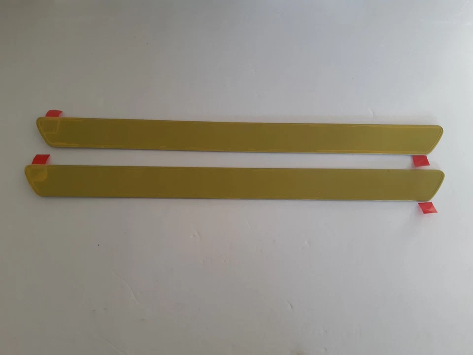 Impala  Door Sills,  One Pair,  Brushed Stainless,   NOS - Image 2 of 4