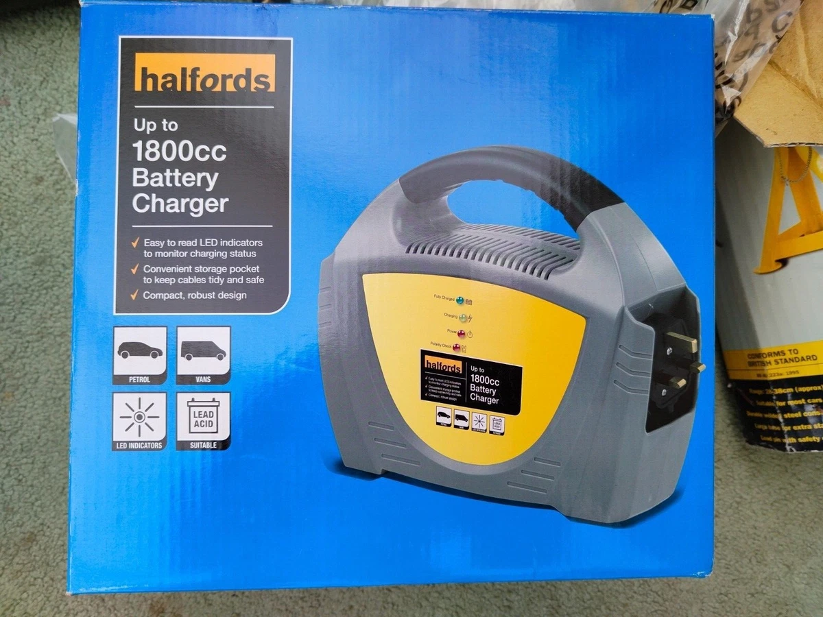 Halfords 1800cc sales battery charger