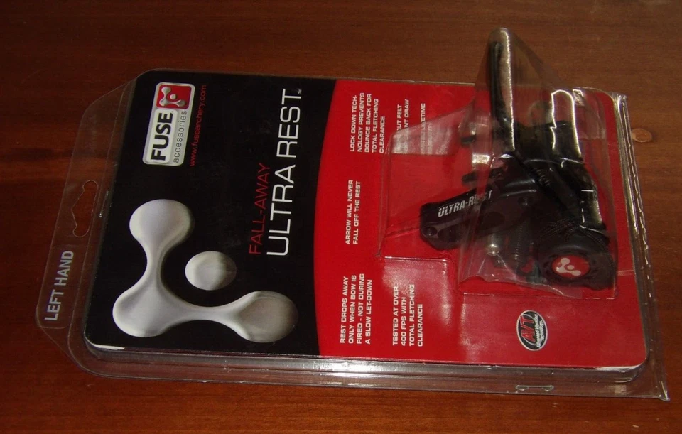 NEW Fuse Ultra Rest - Left Hand, Black - manufactured by QAD- Drop Away Bow Rest - Image 3 of 4