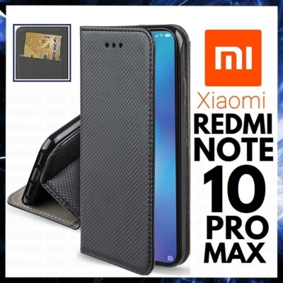 Custodia Magnetica Custodia Portafoglio Per Xiaomi Redmi Note 10 Pro/Pro Max - Pelle PU Con Supporto Accessori Redmi Note 10 Pro Max - Foto 6