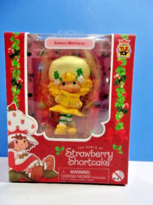 Strawberry Shortcake LEMON MERINGUE Mini Figure Holiday Series Cheebee TLS New
