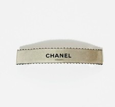 Authentic Chanel Christmas NYE Black and Gold picot ribbon gift
