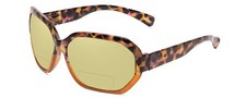Calabria 644SB Oversized BiFocal Reading Sunglass 2.50 Caramel Polarized Yellow