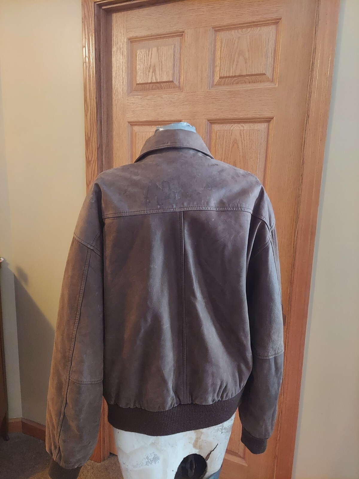 Vintage Mens Leather Jacket. eBay