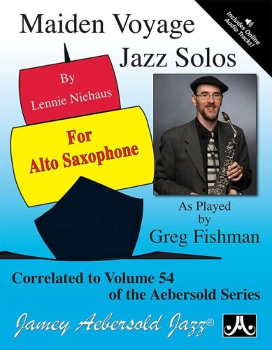 Maiden Voyage Jazz Solos (alto sax) Saxophone Book with Audio Access - Afbeelding 1 van 1