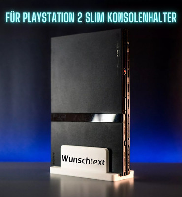 Halterung passend für PlayStation 2 Slim Halter PS2 Zubehör Stand Ständer