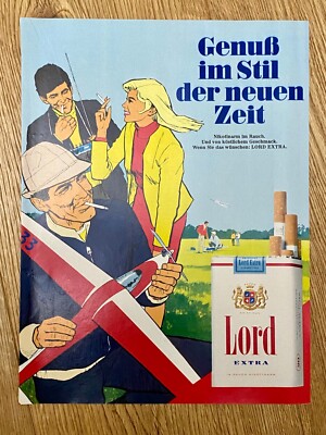 Lord Extra Stil der neuen Zeit Modellflugzeug Original 1969 Vintage Werbung