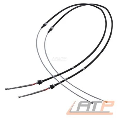 BESTPRICE 2x HANDBREMSSEIL BREMSSEIL HINTEN FÜR VW POLO 9N