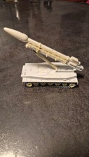 CHAR SOLIDO AMPHIBIE PT76 URSS LANCE MISSILE BLANC  REF 207