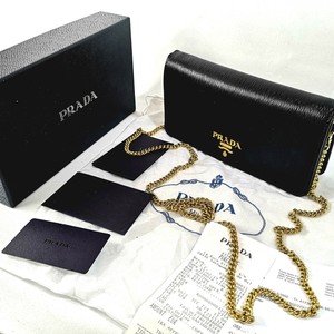 prada mini wallet on chain