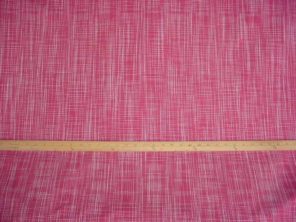 Tela de tapicería 16Y Brunschwig & Fils 8014110 Essex textura rosa Ikat rayas Foto 2 de 4