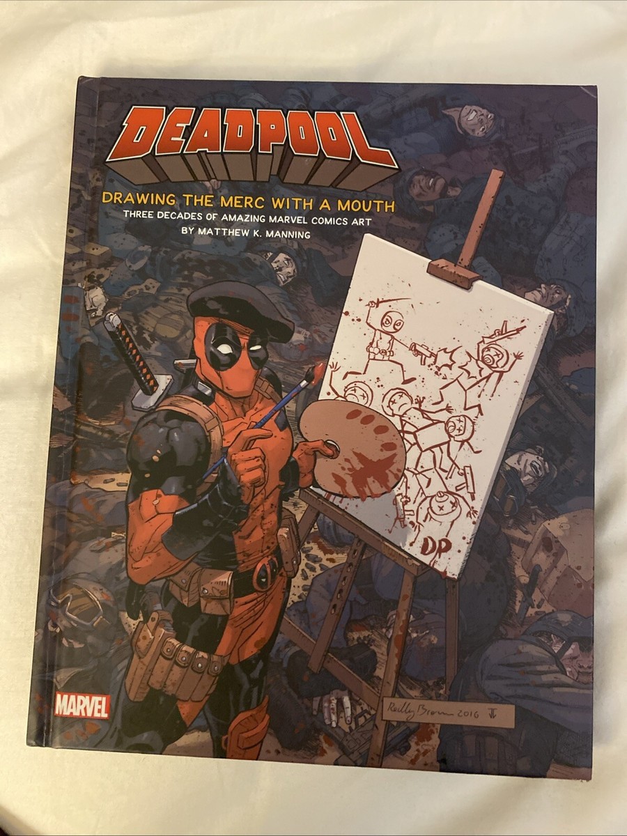 Deadpool - Drawing The Merc With A Mouth Marvel Art Book Hardcover
