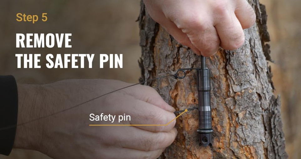 FithOps Camp Safe Full 209 Perimeter Trip Alarm Kit Black- Complete Kit