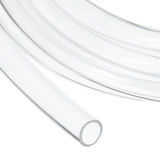 Clear Tubing 12mm ID x 15mm OD - 8.5ft Tube Lightweight Vinyl Hose