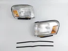 Chrome Corner Lamp Light Pair fits Toyota Cressida 1988-1992