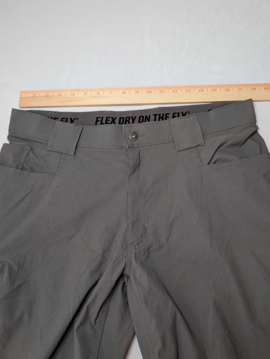 Duluth Trading Co. Flex Dry On The Fly Performance Cargo Pants Men's 36x34 Gray View 4