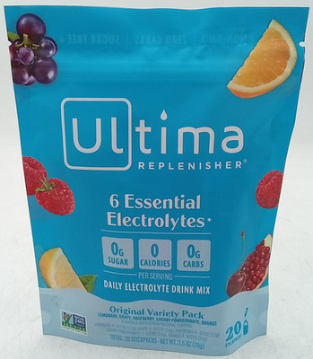 ULTIMA Replenisher Daily Electrolyte Powder Drink Mix Original Variety BB 12/27
