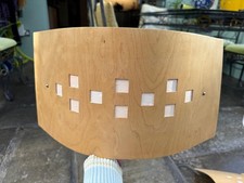 1990s Designer Natural Pine Plywood Curved Wall Lights - Set of 4 - from Heals