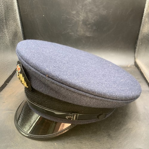Original British RAF Royal Air Force Peaked Cap & Badge - Size 54 - Picture 3 of 11