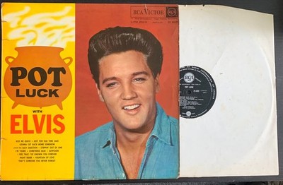 ELVIS PRESLEY POT LUCK RARE 1962 SOUTH AFRICA PRESSING 31.623 DIFF BACK NOT FTD