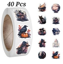 40x Wicca witchcraft Stickers fall autumn Dark Magic Wiccan witch