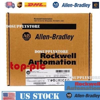 New Sealed AB 1769-L24ER-QBFC1B / A CompactLogix 750KB Controller US Free Tax