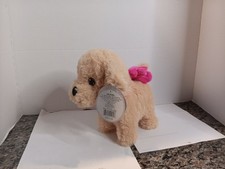 Mini Plush Puppy Dog Stuffed Animal Battery Operated Toy  Walking Running Barking