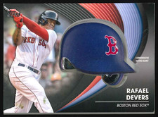 RAFAEL DEVERS HELMET RELIC 239/299 - 2022 Topps Commemorative #BHRD Red Sox MLB