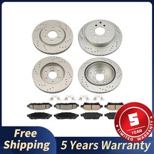 Brake Kit For 2005-2007 Nissan Pathfinder Front And Rear Drilled Slotted 31412