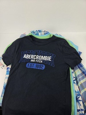 Lot of 10 boys shirts size 5/6 - 7/8. Abercrombie, Children s Place & Primark 