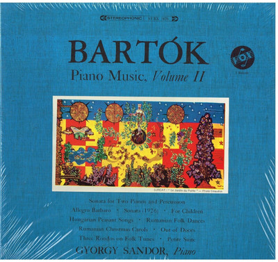 Bartok: Klaviermusik Band II (Für Kinder, Allegro Barbaro) / Gyorgy Sandor LP