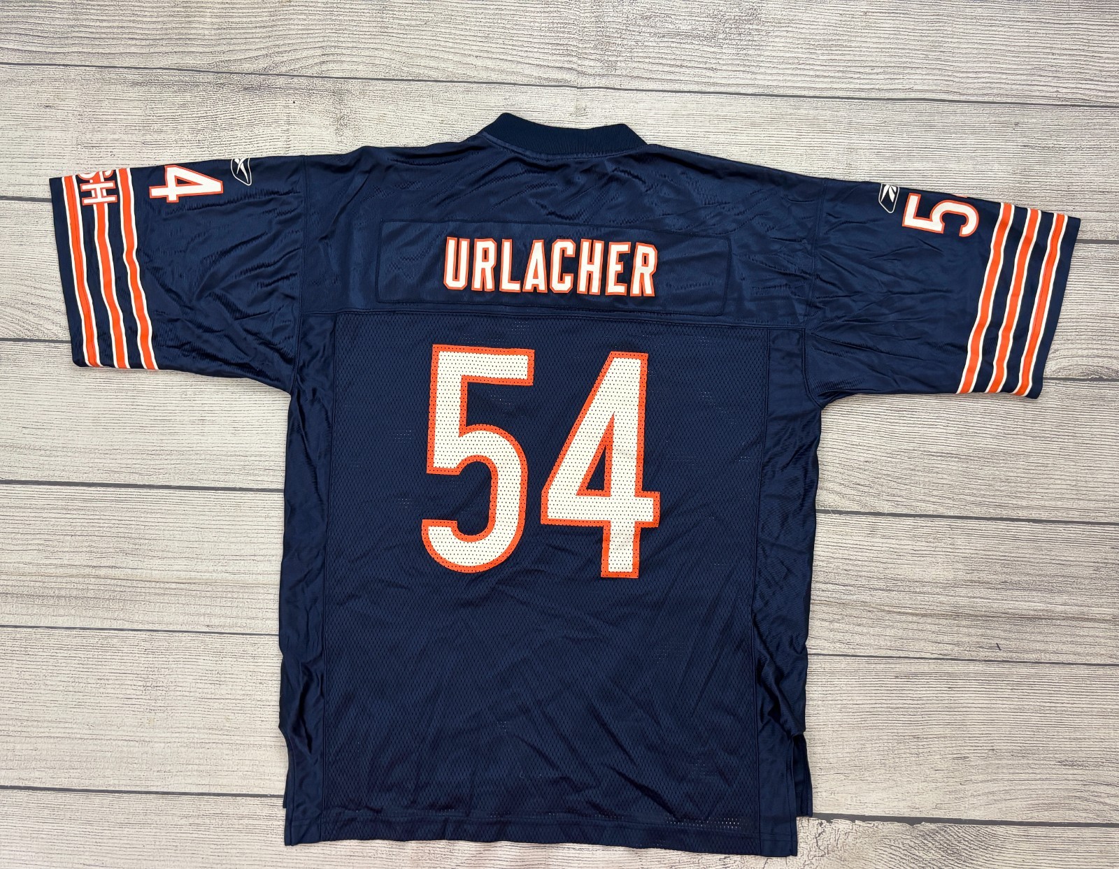 BRIAN URLACHER #54 CHICAGO BEARS Mens SZ Large Reebok On Field NFL Jersey VTG thumbnail 7