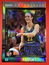 2025 Panini Caitlin Clark Chronicled - No. 14 - Holo Indiana Fever PLAYOFFS