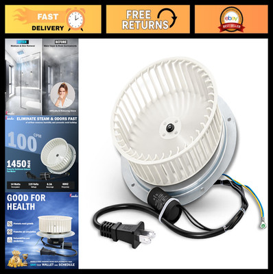 Motor Assembly for QT Series Fans, 1.58HP, 120V AC, 60Hz, 1450 RPM, Replacement