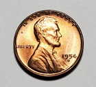 1954 S LINCOLN WHEAT PENNY UNC #P3190