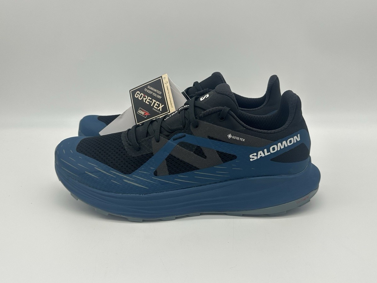 Salomon Sneakers Men’s 11.5 Black Blue Trail Running Hiking Shoes Contagrip SPEEDCROSS 6 GORE-TEX Blue | Salomon main image 4
