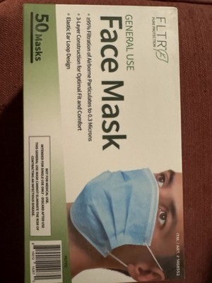 FLTR General Use Face Mask Disposable 50 Count for Cosmetology & Dental Lab