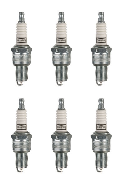 Set of 6 Champion Spark Plug Platinum 3322 For Alfa Romeo Audi BMW 1964-2005