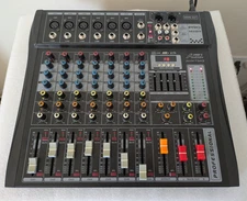 Audio2000'S AMX7343 8-Channel Audio Mixer with USB and DSP Effects As Is