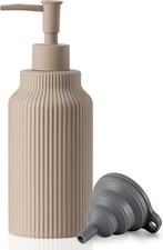 Ceramic Soap Dispenser, 14 oz Bathroom Hand Soap Dispenser, Liquid Dispenser ...