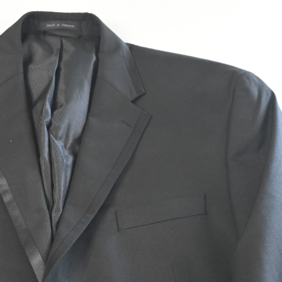 NEW Sean John 44R 38x32 Black Mens Jacket Pants Tuxedo - Image 3 of 4