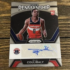 2023-24 Panini Prizm - Rookie Penmanship Bilal Coulibaly #RP-BIL Wizards