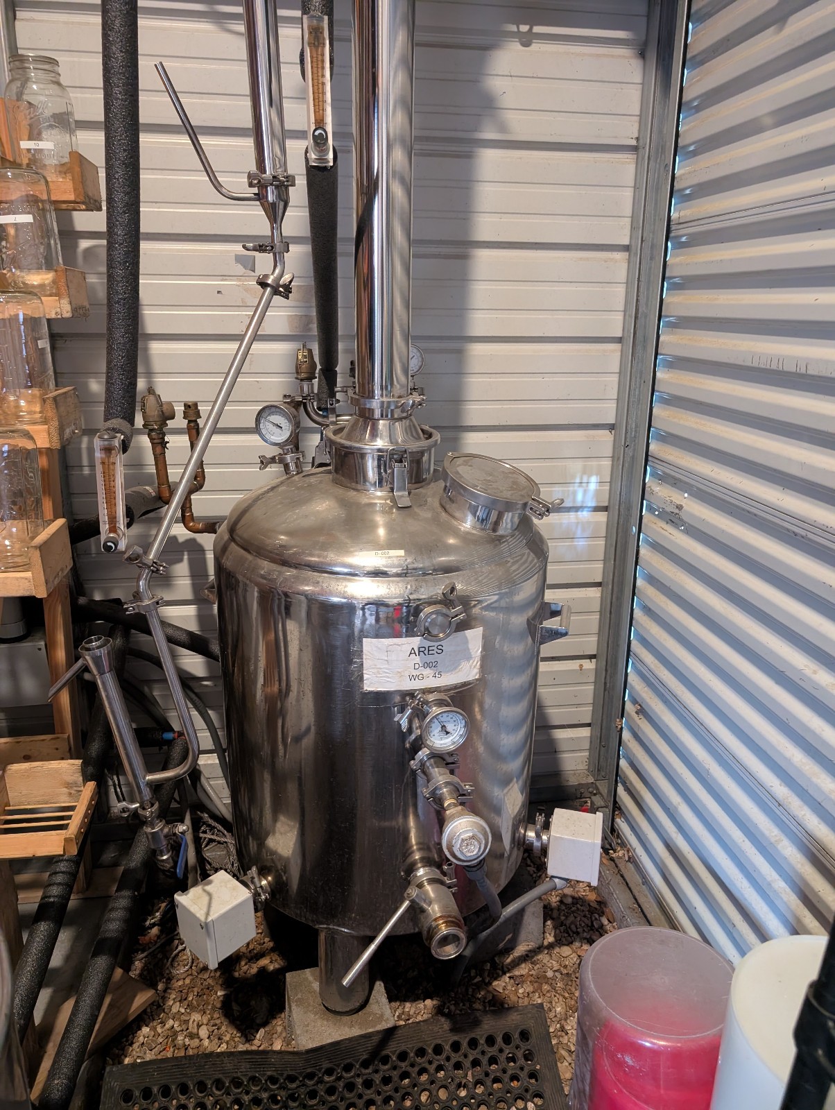45 Gallon Still - ADE - With Vodka Column + Distillery Controller