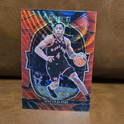 2022-23 Panini Select #53 Scottie Barnes Red Wave Prizm. Toronto Raptors - Picture 1 of 2