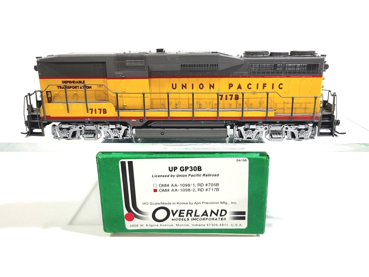 Overland OMI UP EMD GP30B Union Pacific #717B HO Brass Model #AA